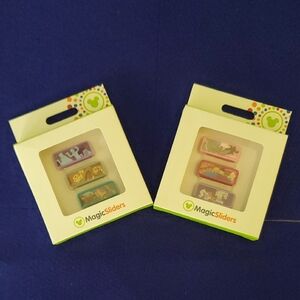 Disney MagicBand Sliders with Colorful Ride Themed Designs